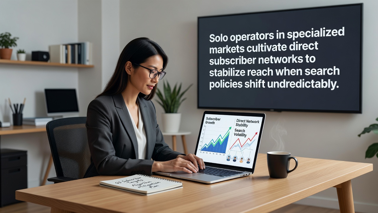Solo Operators in Specialized Markets Build Direct Subscriber Networks to Maintain Reach During Search Policy Shifts